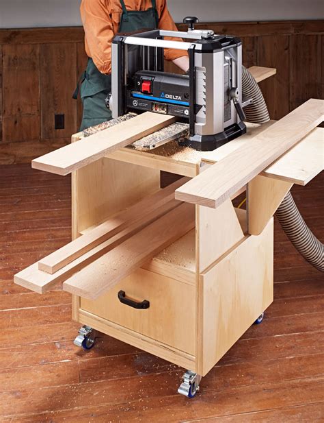 Planer Cart Woodworking Project Woodsmith Plans