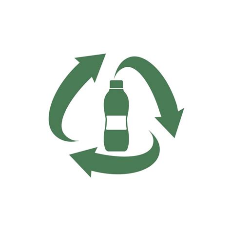 Vector Pet Plastic Bottle Recycle Symbol 7654650 Vector Art At Vecteezy