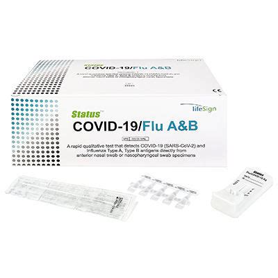 COVID 19 Schnelltest Status LifeSign PBM Grippe Antigene