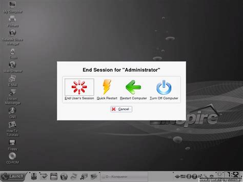 Operating System Screenshot: linux linspire linspire5live 10