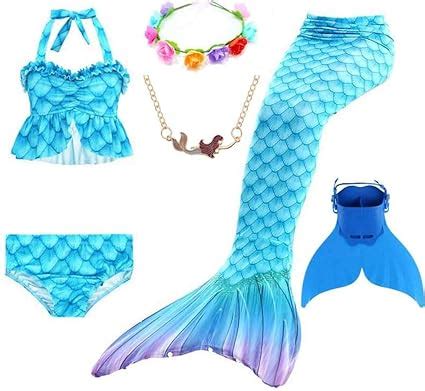 Neiyi Meerjungfrauen M Dchen Tier Cosplay Sparkle Mermaid Tail Mit