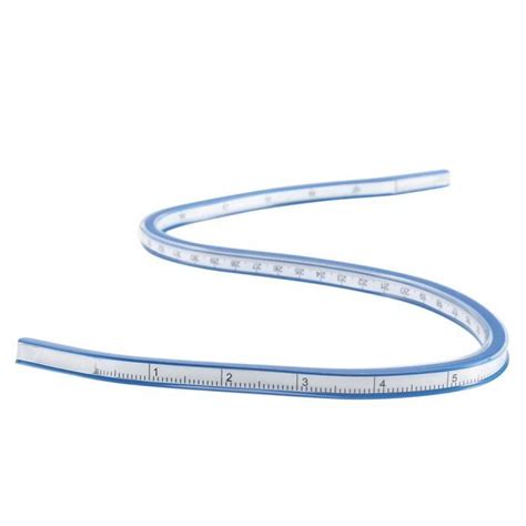 Règle de courbe flexible Règle de Courbe en Plastique Flexible de 50Cm