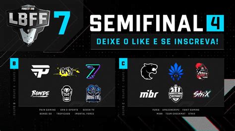 Lbff 7 Série B Semifinal 4 Grupos B E C Free Fire Youtube