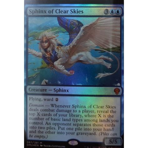 Sphinx If Clear Skies Magic The Gathering Dominaria United Shopee