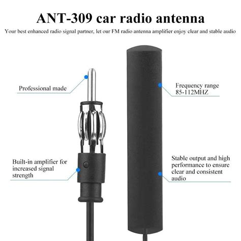 Antenne Dautoradio Antenne Universelle De Pare Brise De Voiture Ant