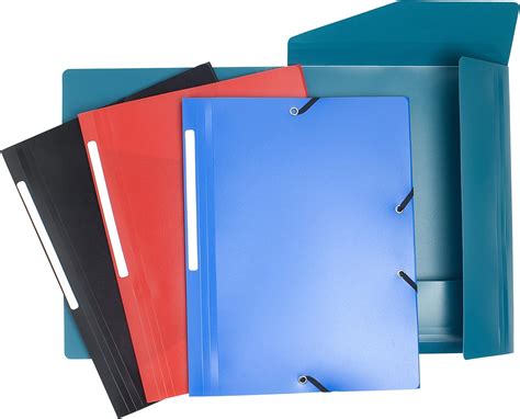 Amazon Exacompta Ref E Pack Of Elastic Folders With