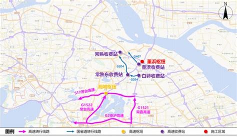 沪武高速公路董浜枢纽部分匝道封闭施工！绕行！ 苏州地产圈