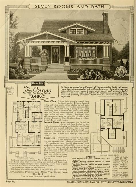 Honor Bilt Modern Homes Vintage House Plans Modern House Sears House Plans