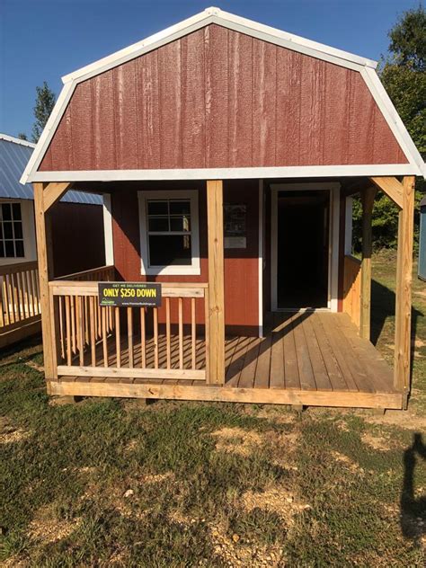 X Premier Lofted Barn Cabin Eldorado Lot South Arkansas Sheds