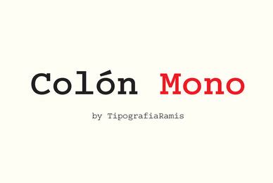 Colon Font - YouWorkForThem