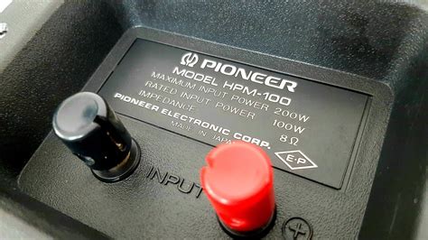 Pioneer HPM 100 Speakers Crossover Retrofit YouTube