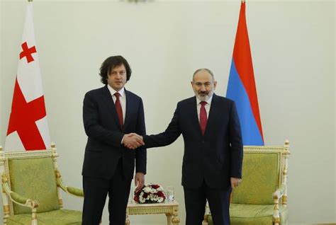 Nikol Pashinyan Irakli Kobakhidze Discuss Issues Related To Armenia