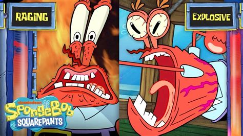 Ranking Mr Krabs Angriest Moments Mr Krabs Stages Of Anger