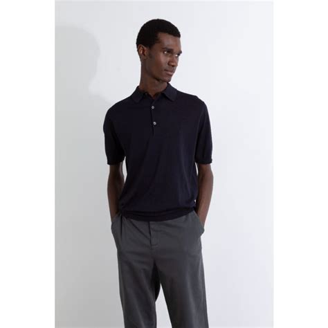 John Smedley Adrian Mens 100 Sea Island Cotton Polo Shirt Bnwt Rrp £