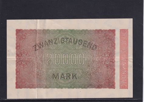 Weimarer Republik Reichsbank Mark Ro E Deu I Wz