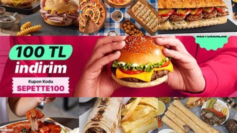 100 TL indirim bu restoranlarda İşte Yemeksepeti indirim kodu