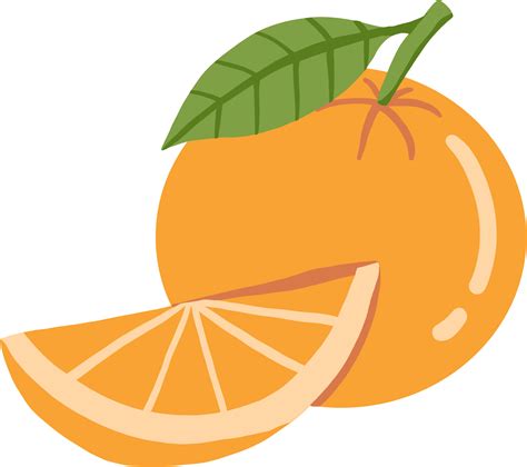 doodle desenho de esboço à mão livre de fruta laranja 12073840 PNG