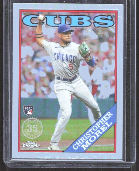 2023 Topps Chrome 35th Rc Chicago Cubs 88bc 20 Christopher Morel Ebay