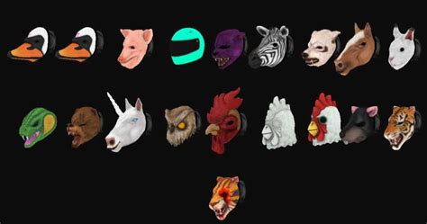 Hotline Miami Masks VRChat Supported Avatar VRCMods