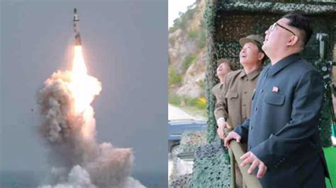 North Koreas Kim Jong Un Claims Submarine Fired Missile Launch Another Great Success Abc News