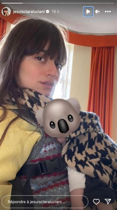 Clara Luciani D Voile Une Premi Re Photo Avec Son B B Elle