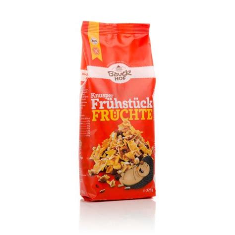 Bio Knusper Frühstück Früchte Bauck 325g kaufen Mühlenlädle Onlineshop