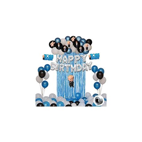 Party Propz Boss Baby Theme Decorations Combo Set Pcs Happy Birthday