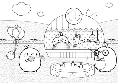 Molang Coloring Page