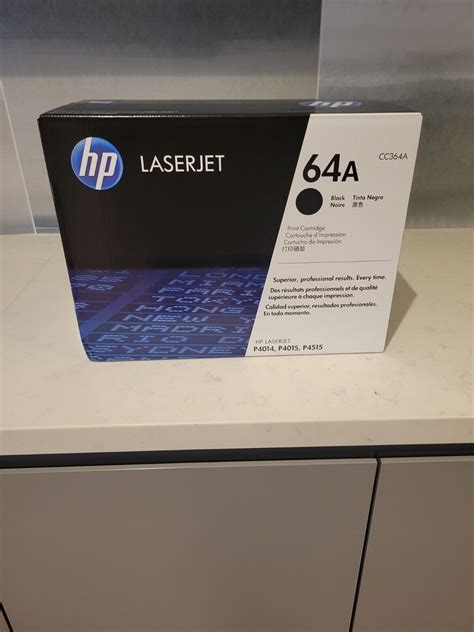 HP 64A LaserJet Toner Cartridge Black CC364A EBay