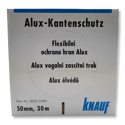 10 X Knauf Alux Kantenschutz 30m 50mm Eckschutz Eckenschutz Trockenbau