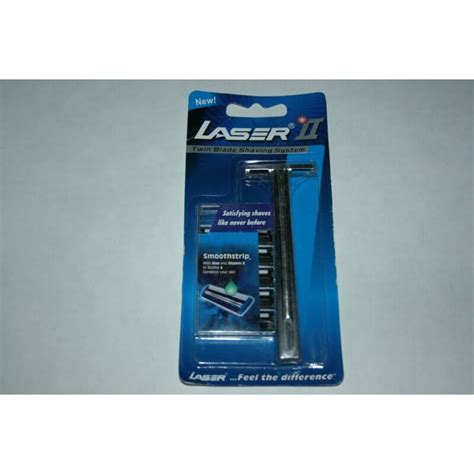 Laser Fits Gillette Trac Ii Schick Super 2 Razor Blades Handle