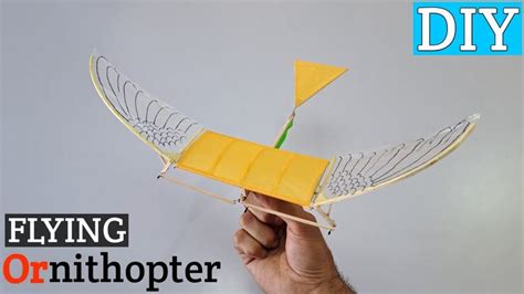 Make A Rubber Powered Ornithopter With Fixed Wing Ornithopterhowto