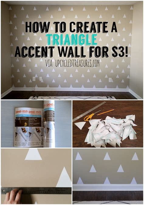 Diy Triangle Accent Wall For Less Than Mountainmodernlife