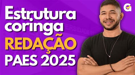 Estrutura coringa para usar na redação do PAES UEMA 2025 YouTube