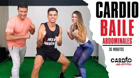 Rutina De Cardio Baile Y Abdominales Rutina Efectiva 36 Minutos Youtube