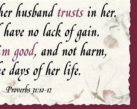 Proverbs 3110 12 Deckle Edge Bible Verse Ready To Frame Etsy