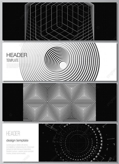 Vector Layout Of Headers Flyer Template Download On Pngtree