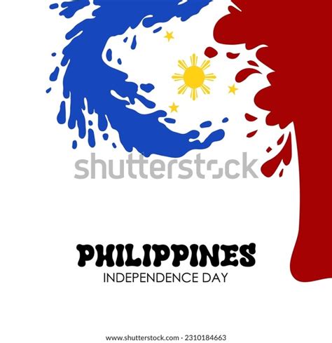 Filipino Araw Ng Kalayaan Translate Philippine Stock Vector Royalty