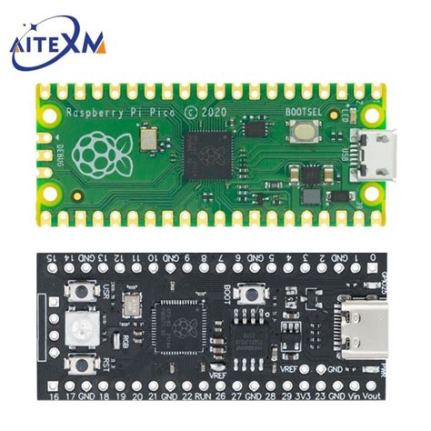 Raspberry Pi Pico Board Rp2040 Type C Micro Dual Core 264kb แขน Low Power ไมโครคอมพิวเตอร์