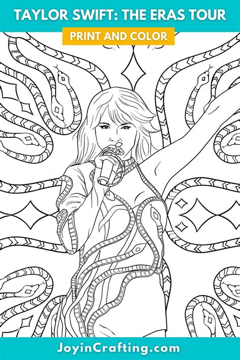 Taylor Swift The Eras Tour Coloring And Activity Prin
