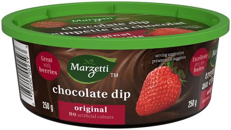 Chocolate Fruit Dip Nutrition And Calories Marzetti