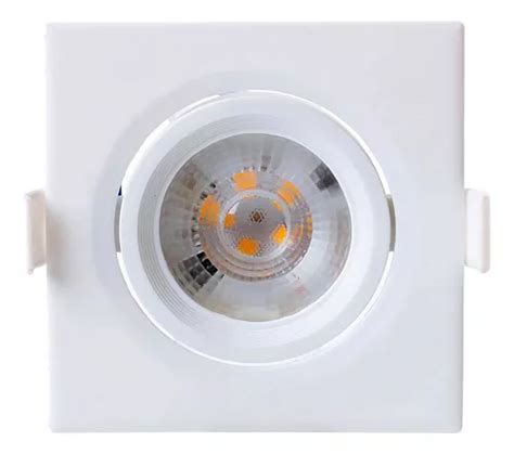 L Mpara Led Mr Bivolt De Elgin W Blanco C Lido Cuadrado Color