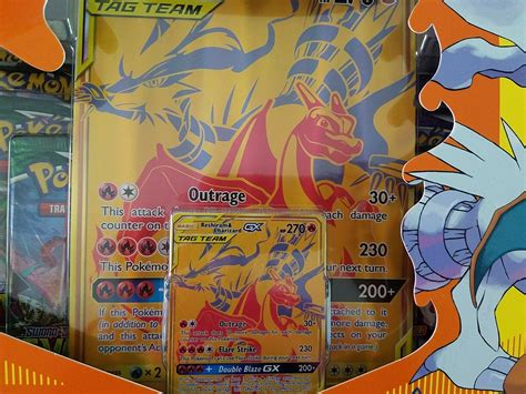 Mavin Pokemon Tcg Reshiram And Charizard Gx Tag Team Premium