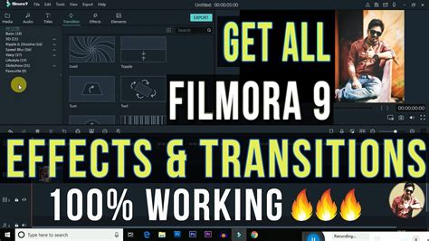 Get All Effects Transitions In Filmora 9 Hindi English Subtitle