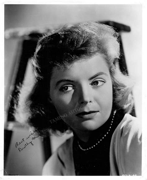 Dorothy Mcguire Autograph Tamino