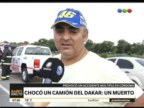 Dakar Choque Y Muerte En C Rdoba Telefe Noticias Youtube