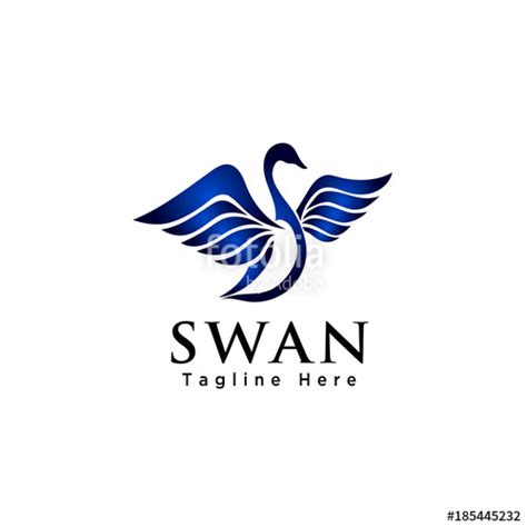 Flying Swan Vector At Collection Of Flying Swan