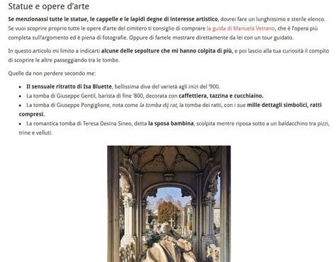 Viaggi Verde Acido Cimitero Monumentale Di Torino Alla Scoperta Di