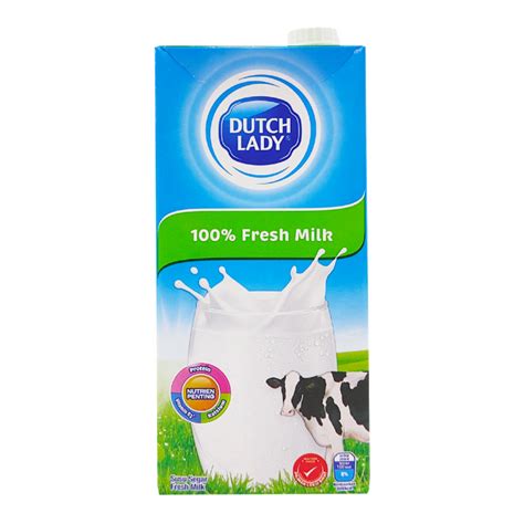 Buy Dutch Lady Uht 100 Fresh Milk 1l For Only Rm829 Pasaraya Cs
