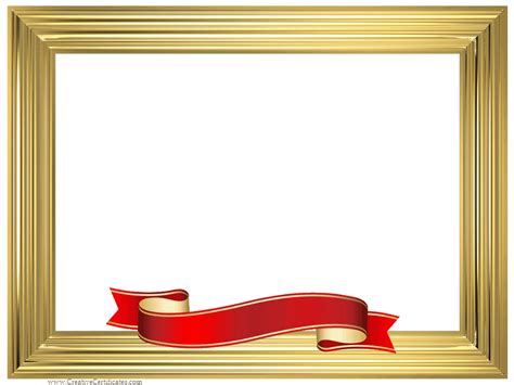 Free Printable and Editable Certificate Border | Instant Download